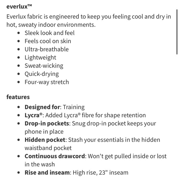 Lululemon invigorate crops (8) - Picture 6 of 7